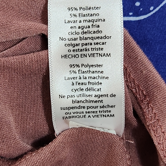 LULAROE JULIA PINK AND GRAY BI COLOR BLOCK DRESS SIZE MEDIUM - Picture 9 of 10